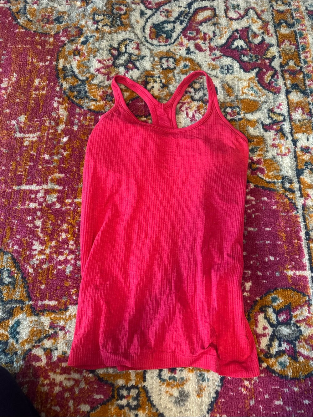 lululemon athletica Ribbed Racerback Tank Top - Bright Pink